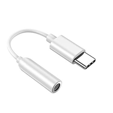 Imagem de MOOKEENONE 1 x cabo de conversão tipo C, conversor de áudio fone de ouvido auxiliar USB tipo C para 3,5 mm para smartphone