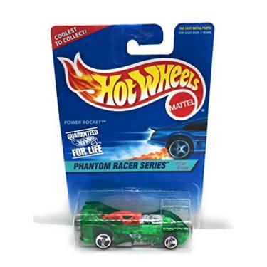 Imagem de Hot Wheels Phantom Racer Series #1 Power Rocket Green Unpainted Base #529 Mint 1:64 Scale