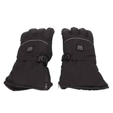 Imagem de Luvas de Aquecimento Elétrico, 3 Modos de Temperatura Luvas Aquecidas à Prova de para Clima Frio