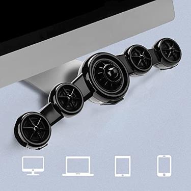 Imagem de YOUTHINK Caixa de som subwoofer multimídia SADA D 219 SADA D 219 em forma de aeronave para celular desktop (branco) (preto)