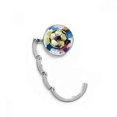 Imagem de Gancho de mesa pintado com gancho de mesa para futebol americano, suporte dobrável