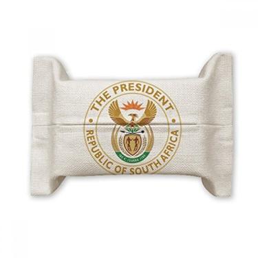 Imagem de Bolsa de linho de algodão com emblema da África do Sul