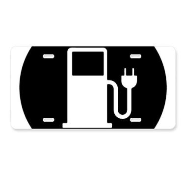 Imagem de DIYthinker Charing Station Acessório de aço inoxidável para decoração de carro, veículos energéticos, protege o meio ambiente