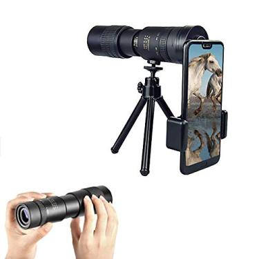 Imagem de 4K 10-300X40mm Super Telephoto Zoom Monocular Telescope Portable Monocular Elescope - Para observação de pássaros, tiro ao alvo, tiro com arco, Stargazing atividades ao ar livre - presentes para crianças