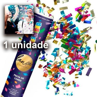 Imagem de Lança Confete Colorido festa aniversario fim de ano carnaval