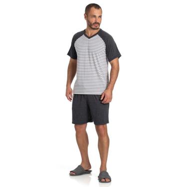 Imagem de Pijama Masculino Curto Listrado Toque Slepwear 07.02.003