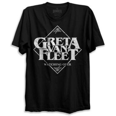 Imagem de Camiseta Preta Banda Greta Van Fleet Watching Over Bomber Rock