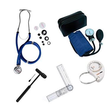 Imagem de Kit Acadêmico Para Estagio Fisioterapia Completo (Azul)