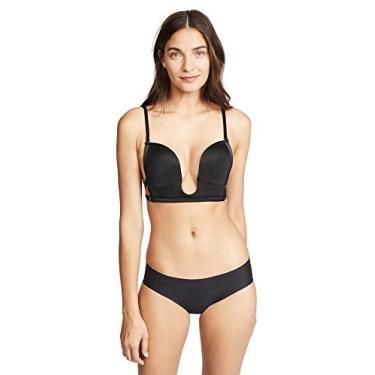 Imagem de Maidenform Sutiã conversível sexy com decote profundo - totalmente ajustável, Tamanho preto, 6