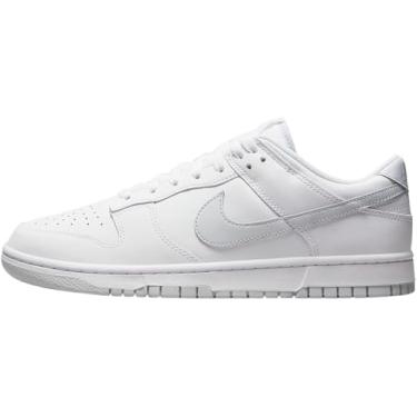 Imagem de Nike Sapatos masculinos retrô Dunk Low, Branco/platina pura - branco, 15