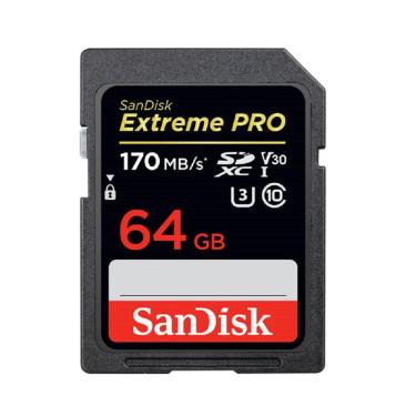 Imagem de Cartão de Memória MicroSD Sandisk SD Extreme PRO 64GB
