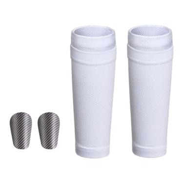 Imagem de Tachiuwa Caneleiras em miniatura de 2 peças, mini caneleiras de futebol com meias, equipamento de futebol para crianças adultas, XS