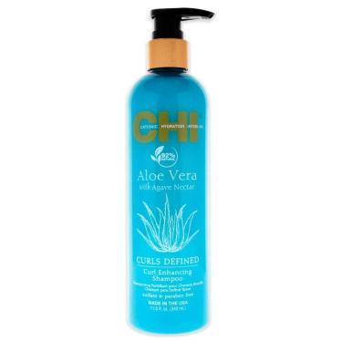 Imagem de Shampoo de aprimoramento de Aloe Vera Curl por CHI para Unisex - Shampoo de 11,5 oz