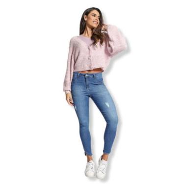 Imagem de Calça Jeans Feminina Skinny Midi Biotipo - Biotipo