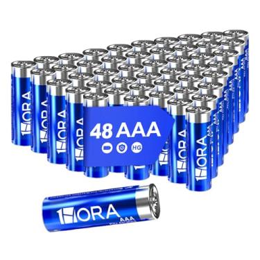 Imagem de Pilhas Alcalinas AAA 1.5V 1Hora Pacote com 48 Unidades