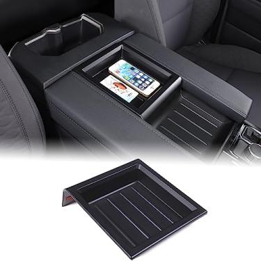Imagem de Caixa de armazenamento para console central de carro caixa de armazenamento slot para Toyot@ Tundra 2022-2023 capa de caixa de apoio de braço automotivo slot para decoração de painel slot de braço tampa de armazenamento slot de guarnição moldura de descanso de braço acessórios para capa de almofada 