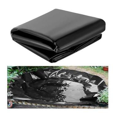 Imagem de Forro De Lagoa Flexível 18mil, Forros De Reservatório De Hdpe, Forros De Lago De Koi À Prova De Vazamentos Para Lagoas Ao Ar Livre, Durabilidade Robusta (Color : 18mil, Size : 4x30m/13.12x98.42ft)