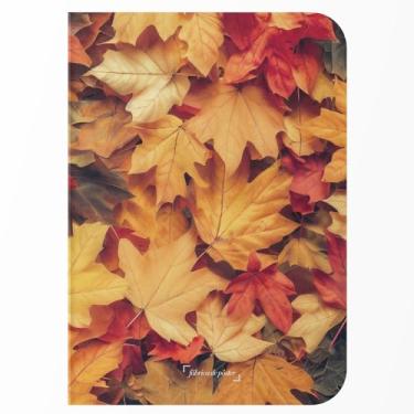 Imagem de Caderno sem Pauta A5 - Capa Flexível 80 Páginas 20x14cm - Pattern Folhas