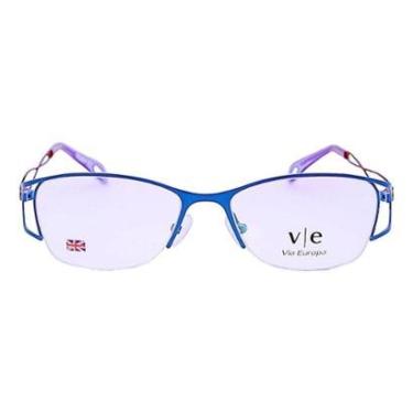 Imagem de Armação Para Óculos De Grau Infantil Retangular Metal Mackage - Verde Agua-Feminino