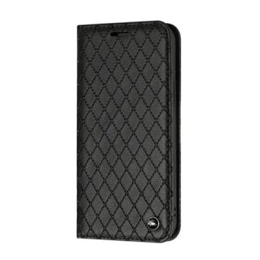 Imagem de Capa de couro magnético forte para Xiaomi Phone Capa de couro para Redmi Note 12 Pro 11 11s 10 10s 10C 10A 13 Mi 12X, preta, para Mi 13 5G