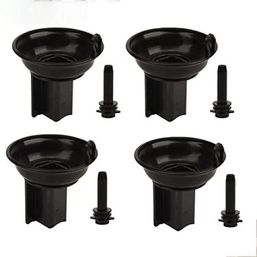 Imagem de 4 conjuntos de kit de reparo de carburador de motocicleta, peças de reposição, ferramenta de diafragma de êmbolo para CB400 CB 400 1992-1998 (4 peças de êmbolo)