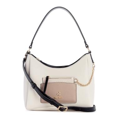 Imagem de Nine West Maverik Bolsa de ombro superior com zíper, Milk Multi, Medium