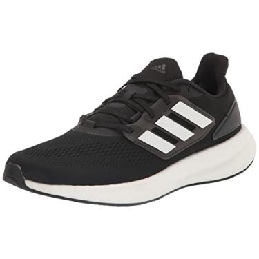 Imagem de adidas Tênis de corrida masculino Pureboost 22, Núcleo preto/núcleo preto/carbono, 7.5