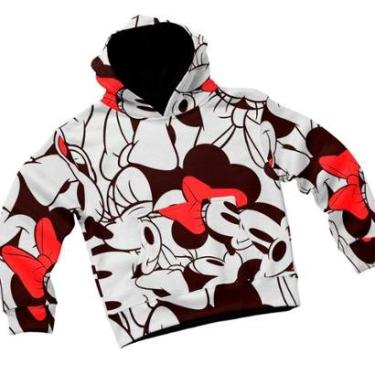 Imagem de Blusa de Frio Moletom Infantil Grosso Confortável Personagem-Unissex