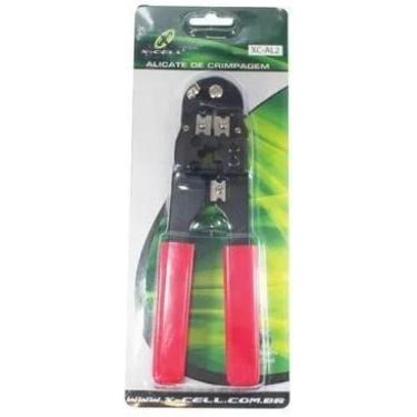 Imagem de Alicate De Crimpar Rj45 Catraca Profissional Xc-Al2 X-Cell