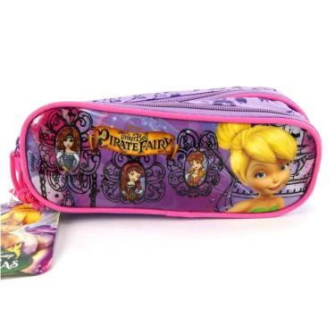 Imagem de Estojo Escolar Tinker Bell Fadas Duplo 51464 Dermiwil
