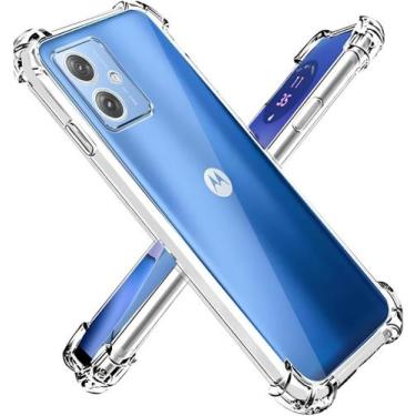 Imagem de Capa Capinha Com Bordas Anti Impacto Para Moto G54 Tela de 6,5 Polegad