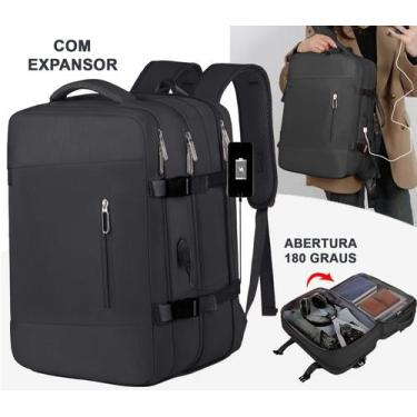 Imagem de Mochila Notebook Viagem Mala Bordo Trabalho Resistente 180 TravelPro -