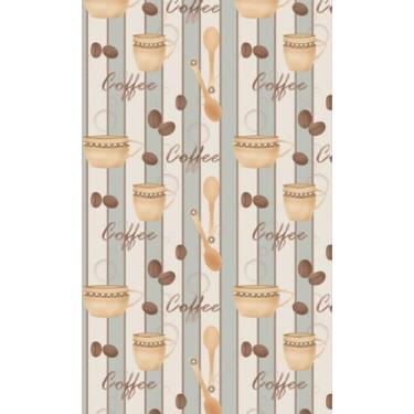 Imagem de Papel de Parede Adesivo Cozinha Coffee CAS 121 - IC DECOR