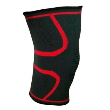 Imagem de Joelheira com Compressão 4D e Gel de Aderência, Produzida com Material Elástico de Alta Resistência e Qualidade, Esportes, Musculação, Futebol, Ginástica, Basquete, Vôlei, Tênis