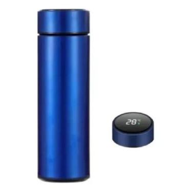 Imagem de Garrafa Térmica AZUL Com Medidor De Temperatura Digital Led - SWEET HO
