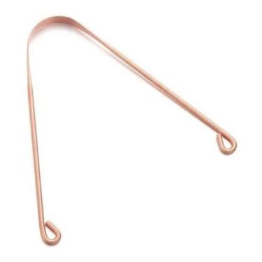 Imagem de Raspador Limpador De Língua De Cobre Puro Ayurveda - Ayurveda Raspador
