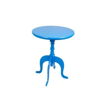 Imagem de Mesa de Apoio Torneada - Tommy Design - Classico Moveis, Azul