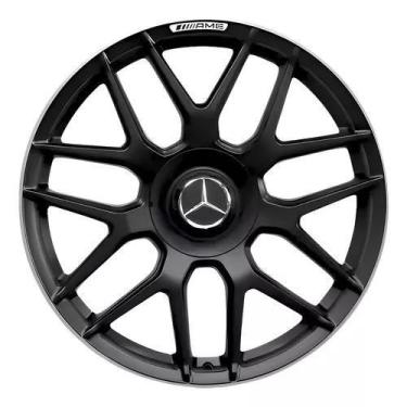 Imagem de kit 4 Rodas aro 19 Mercedes a45 C63 Preta Fosca 5x112 - RAW, Preto Fos