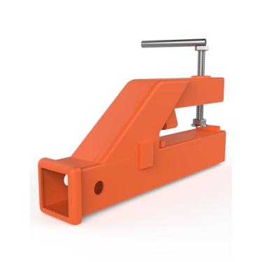 Imagem de KYBOLT Receptor de engate de reboque de braçadeira de 5 cm para adaptador de montagem de bola de balde de trator compatível com Deere Bobcat