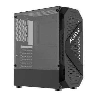 Imagem de Gabinete Gamer Alseye Cream, Mid-Tower, Lateral de Vidro, Preto, CREAM