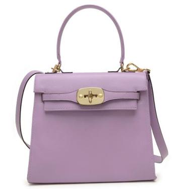 Imagem de Bolsa Feminina Mão Transversal Napa Floater Bia - Miah Flor, Hortencia