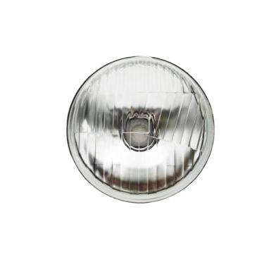 Imagem de AatSol H4 Alto/Baixo H4 18 cm Quadrado 6052 Faróis de conversão Faróis de Cristal Sem Lâmpada Incluída - H4 12,7 cm Redondo 4000, Transparente, Vidro