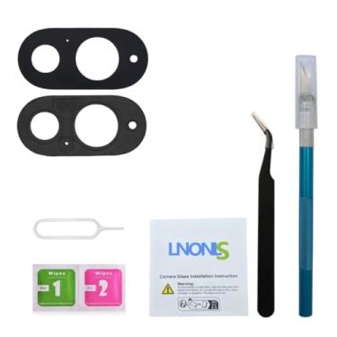 Imagem de LNONLS Substituição da lente de vidro da câmera traseira do Pixel 9 para Google Pixel 9 com adesivo pré-instalado e kit de ferramentas de reparo (Pixel 9)