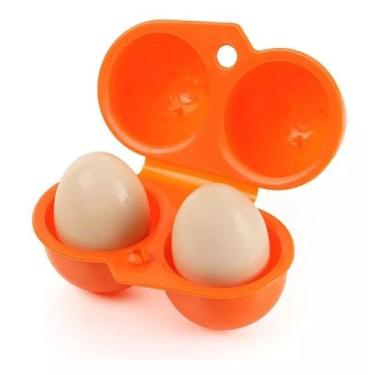 Imagem de Porta 2 Ovos Plastico Case Rígido Transporte com Segurança - GETWELL ,