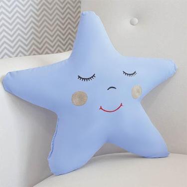 Imagem de Almofada Decorativa Estrela - Laura Baby, Azul