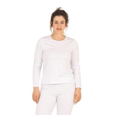 Imagem de Blusa Térmica Feminina Segunda Pele Peluciada Inverno Frio P-M-G-GG La