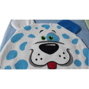 Imagem de Toalha De Banho Bebe Cachorro Dálmata Capuz Forro De Fralda - Dugu