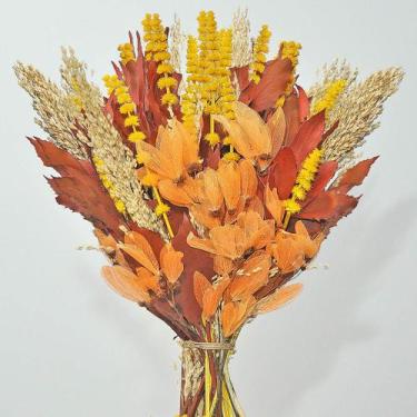 Imagem de Buquê de flores desidratadas capim terracota - Beauté