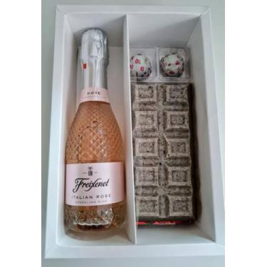 Imagem de Caixa Mini Italian Brigadeiro Brasil, Recheada com Nutella e Brigadeir