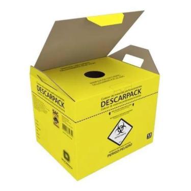 Imagem de Kit 5 Caixas Coletoras P/ Perfurocortante 13l Descarpack